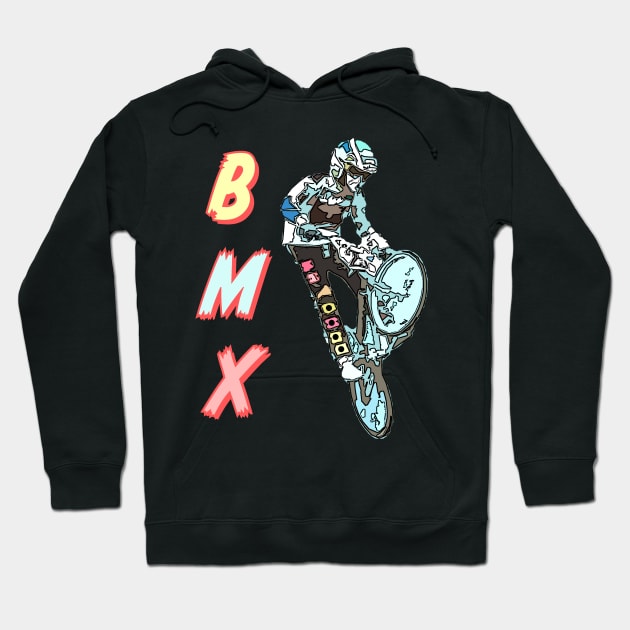 bmx Hoodie by rickylabellevie